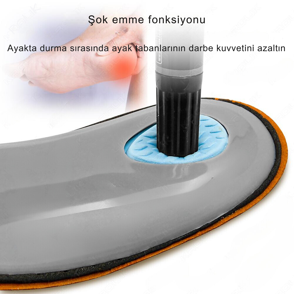 Antibakteriyel Ortopedik Deri Tabanlık